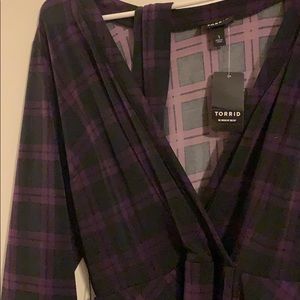 Purple and Black Torrid Dress *new*